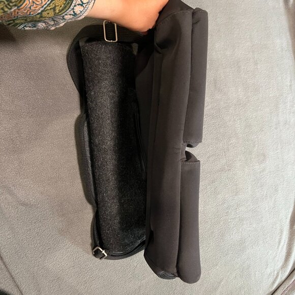 WorldCom Exchange Messenger Bag Laptop Bag Wool Satchel Bag Black 16’/ 12’ - Picture 9 of 15